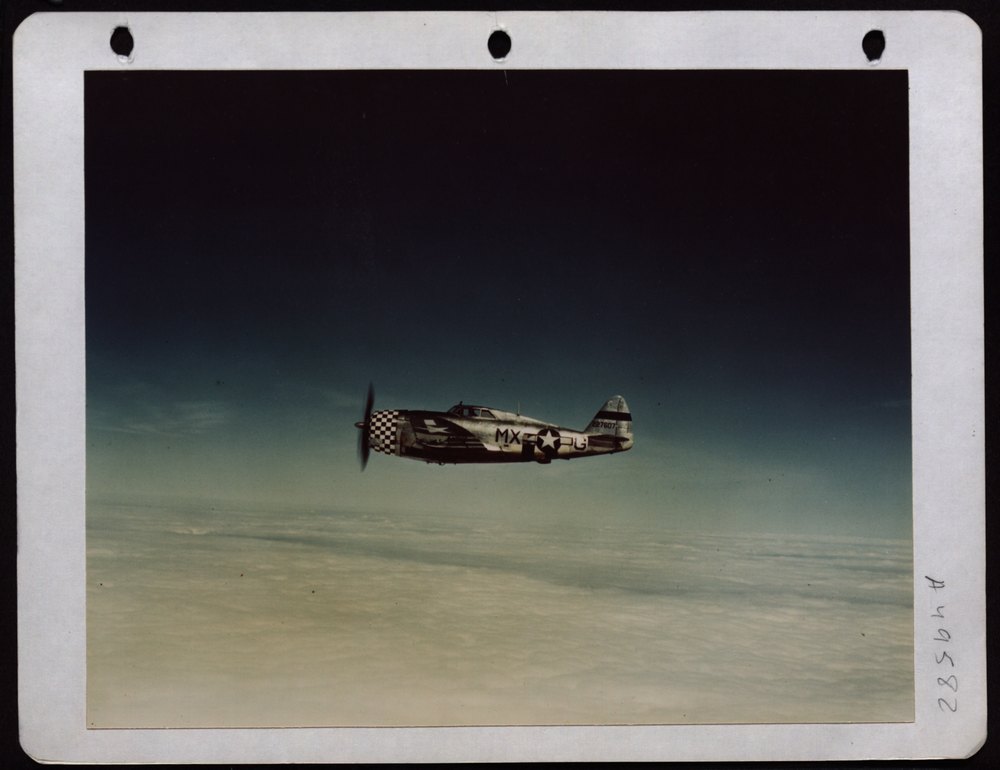 P-47 over England