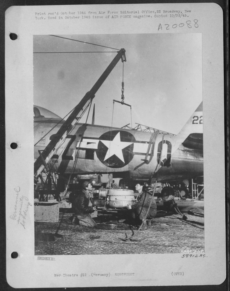 P-47 supercharger in Southern Germany