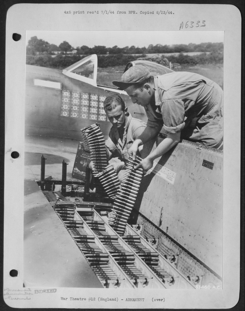 P-47 Thunderbolt loading