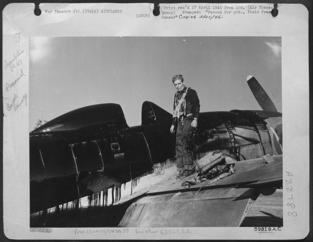 P-47 Thunderbolt near Brescia Italy