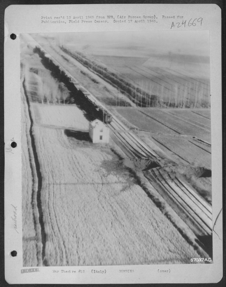 P-47 Thunderbolt near Milan