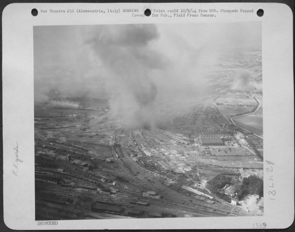 P-47 Thunderbolt over Alessandria
