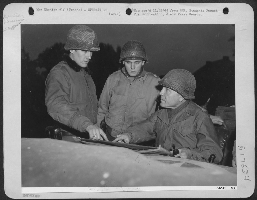 P-47 Thunderbolt pilots in France