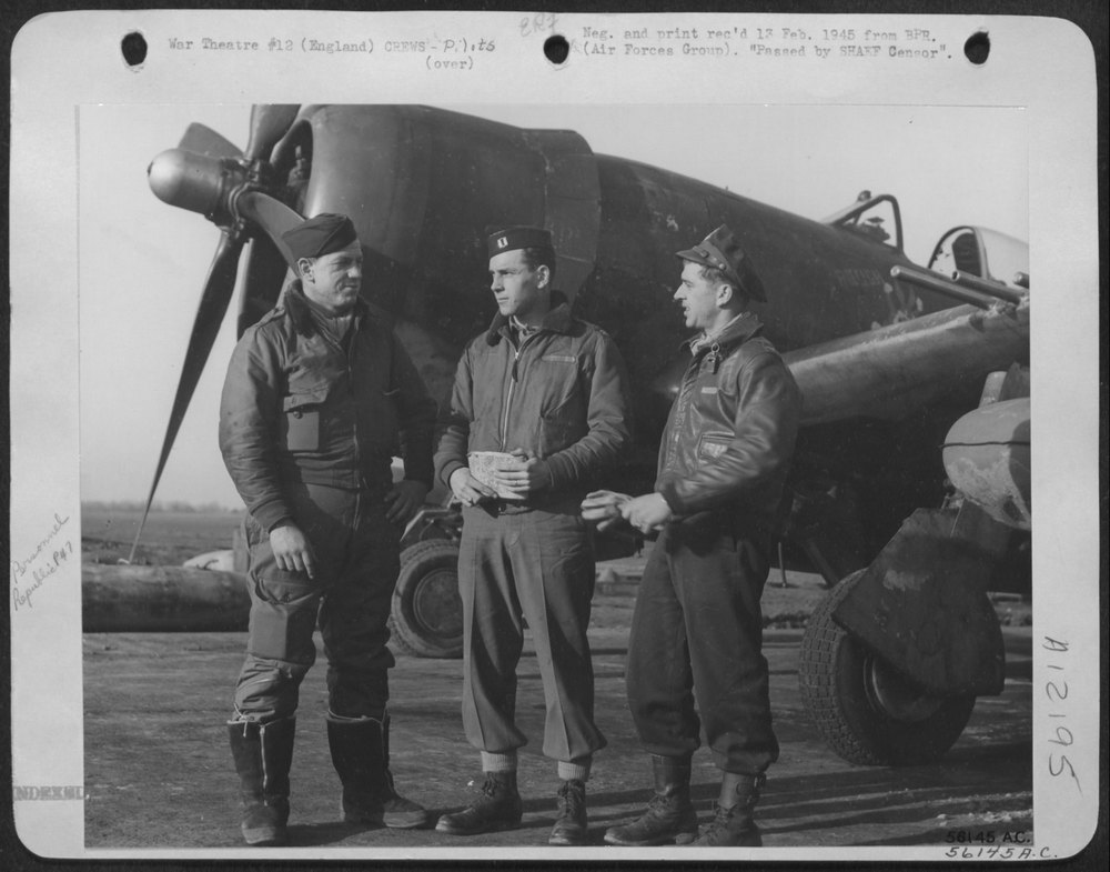 P-47 Thunderbolts near Berlin
