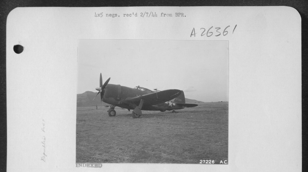 P-47 Thunderbolts with Mediterranean Allied Air