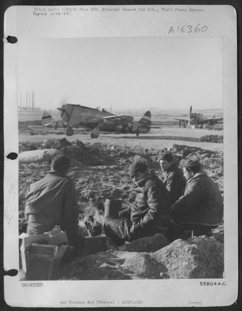 P-47s in France