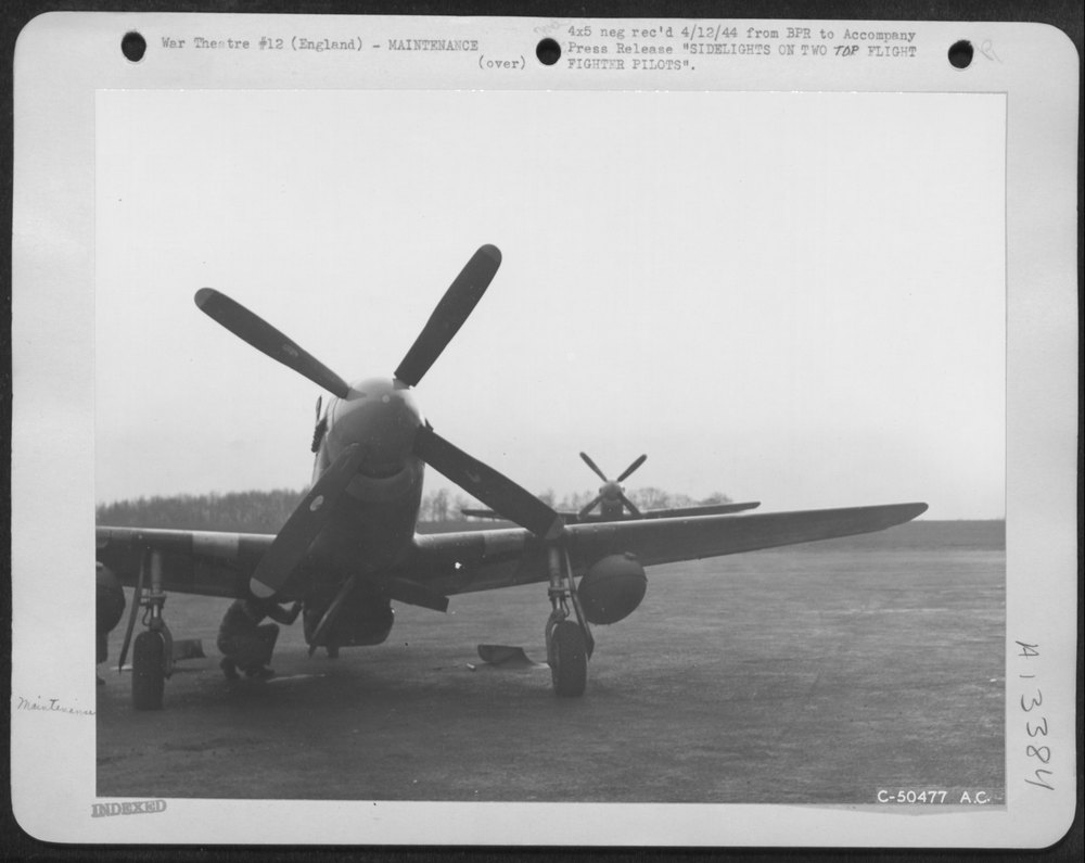 P-51 at base