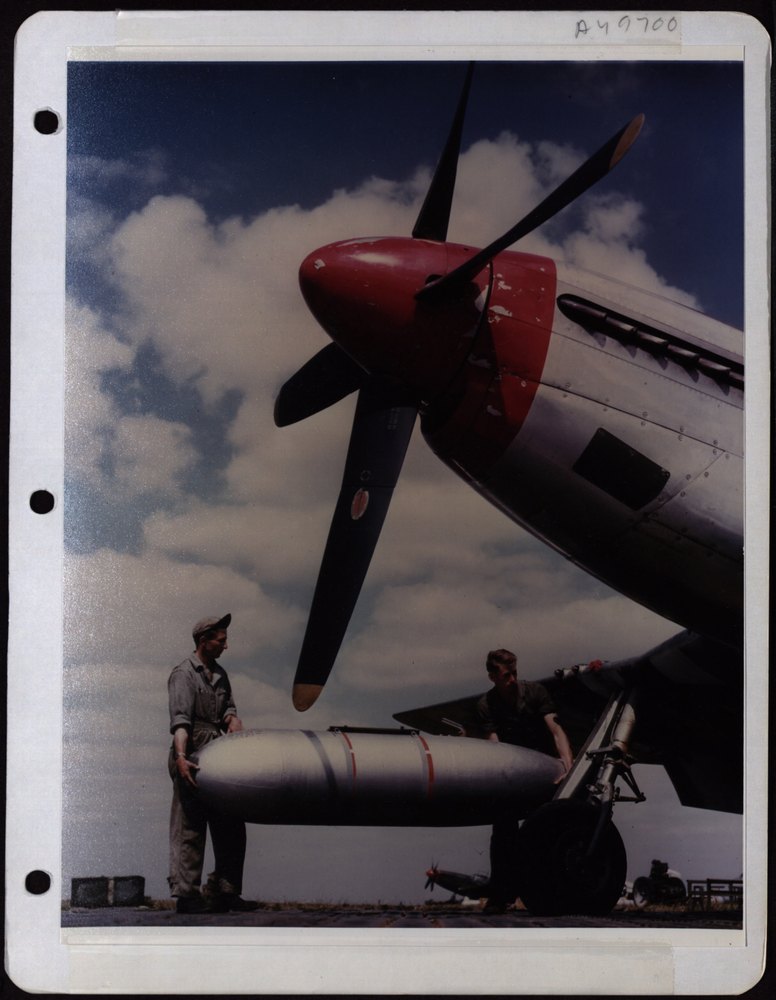 P-51 fuel tank placement