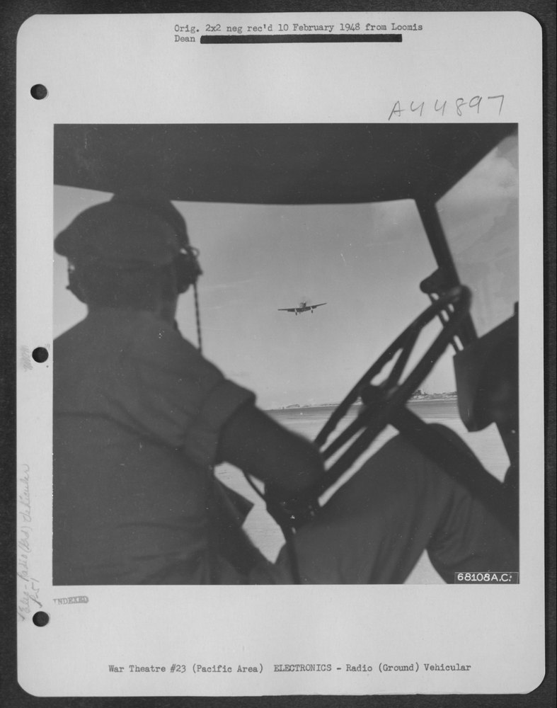 P-51 landing in Pacific