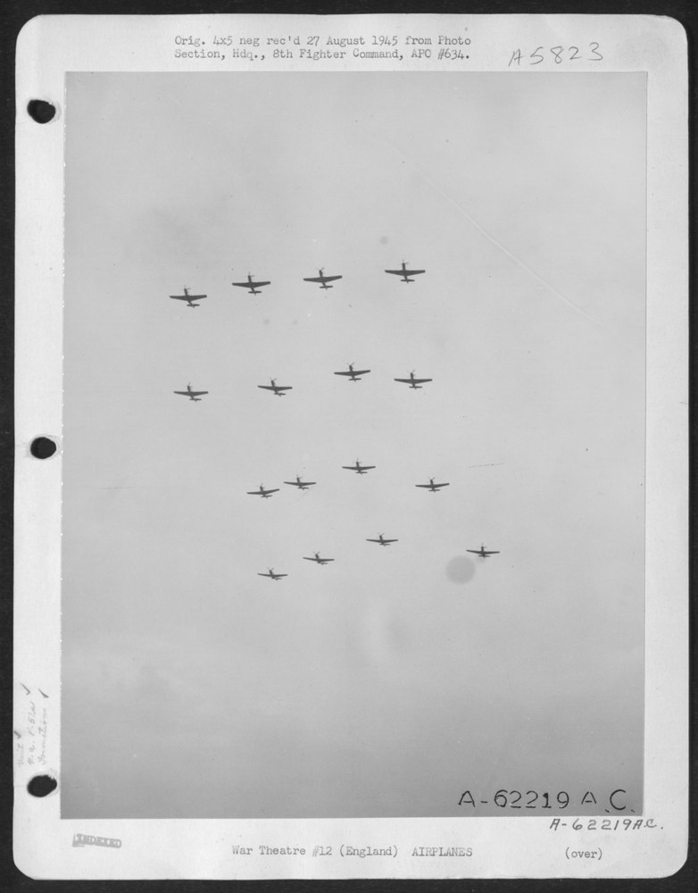 P-51 Mustangs with 8th Fighter Command