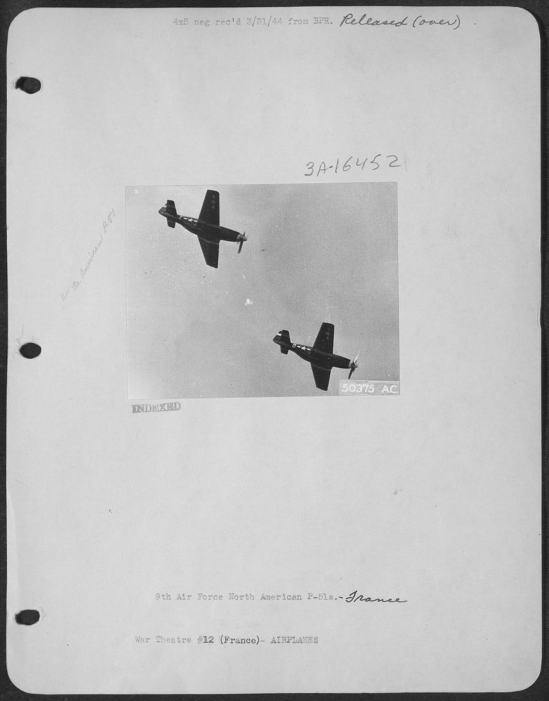 P-51s in France