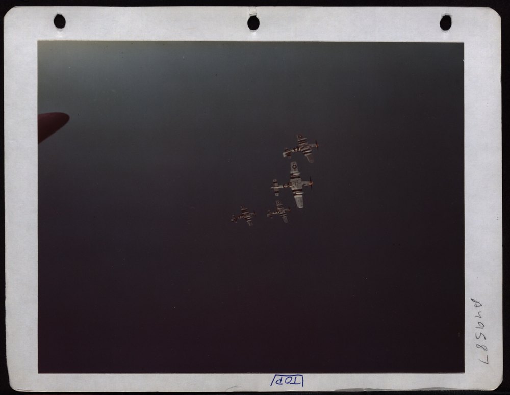 P-51s Over England