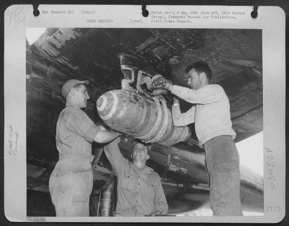 P-61 Black Widows Loading 500 Pounders