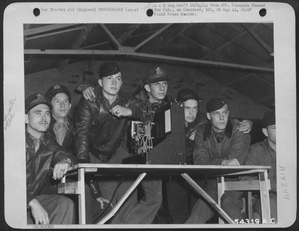 P38 Pilots At 8th AAF Base