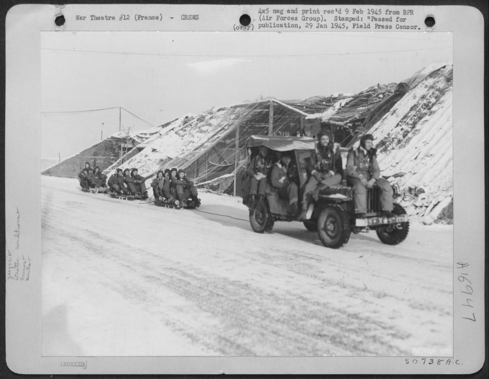 P38 Pilots with Third Army