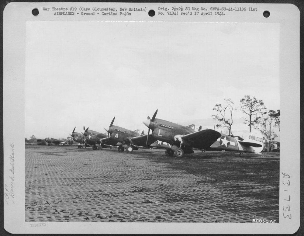 P40s at Cape Gloucester
