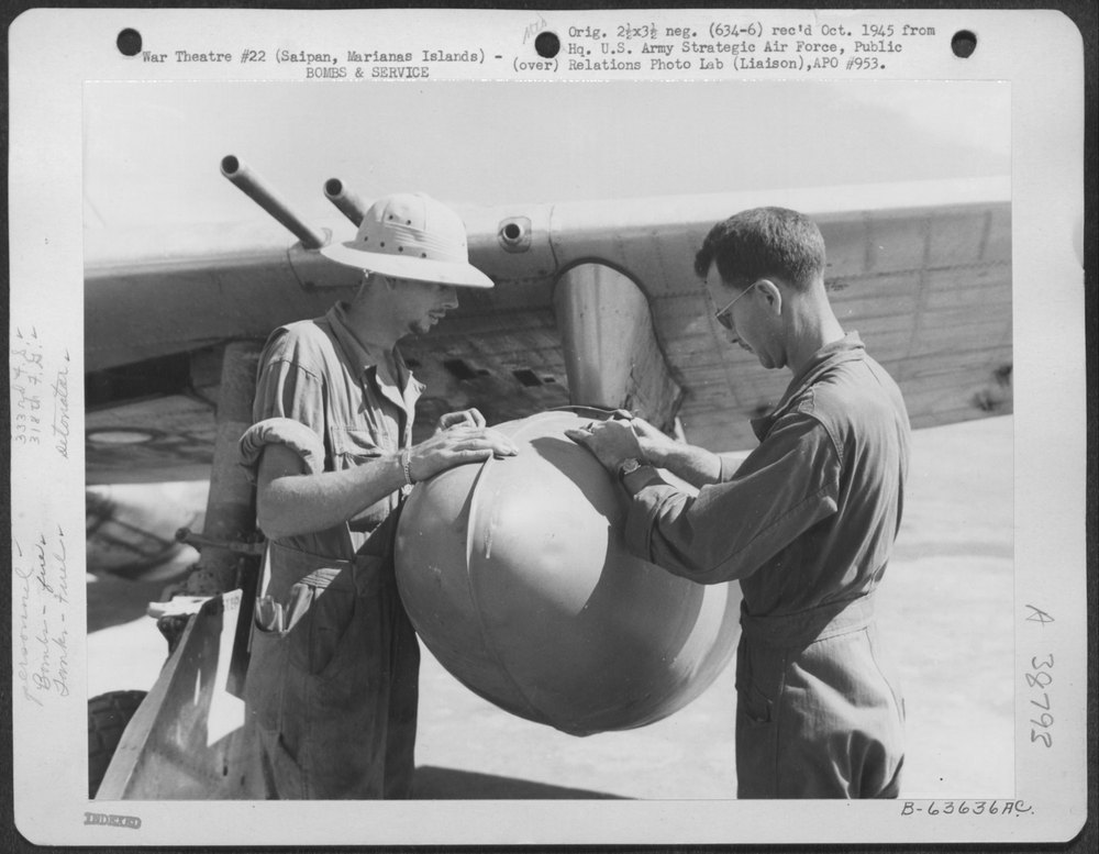 P47 with fire bomb at 318th Fig
