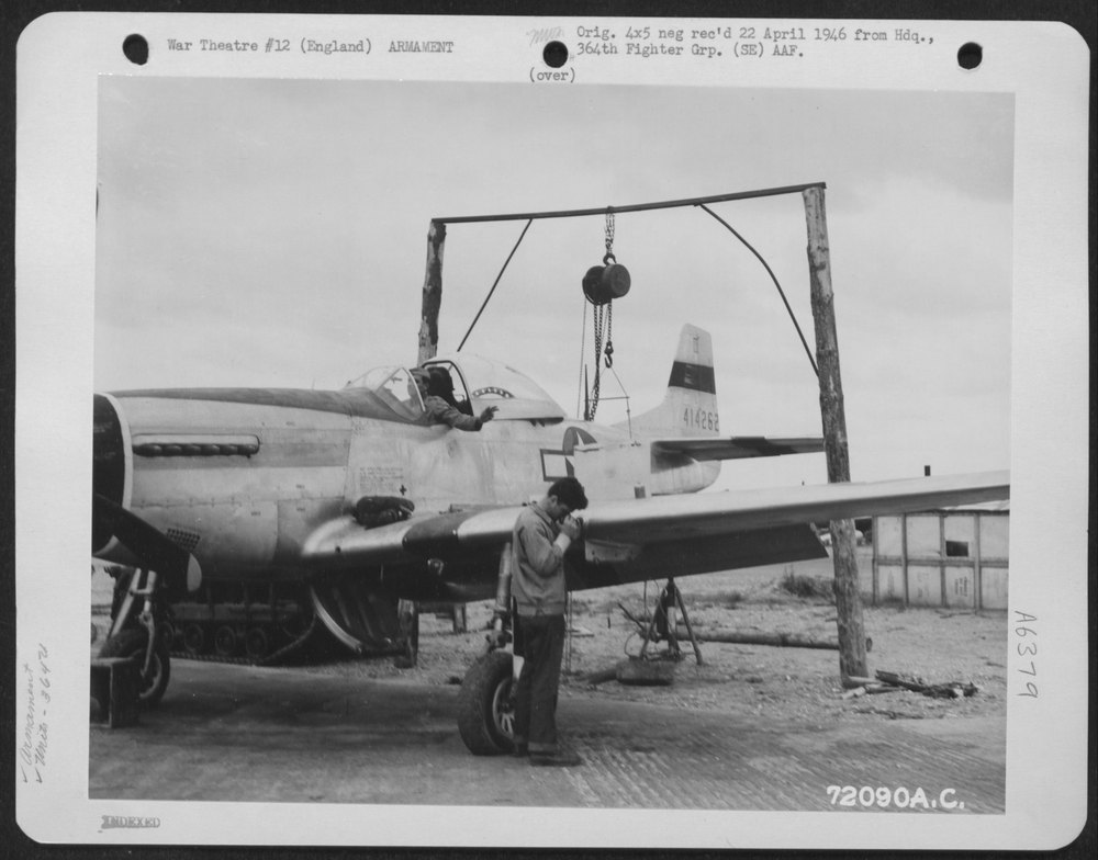P51 Guns At Honnington