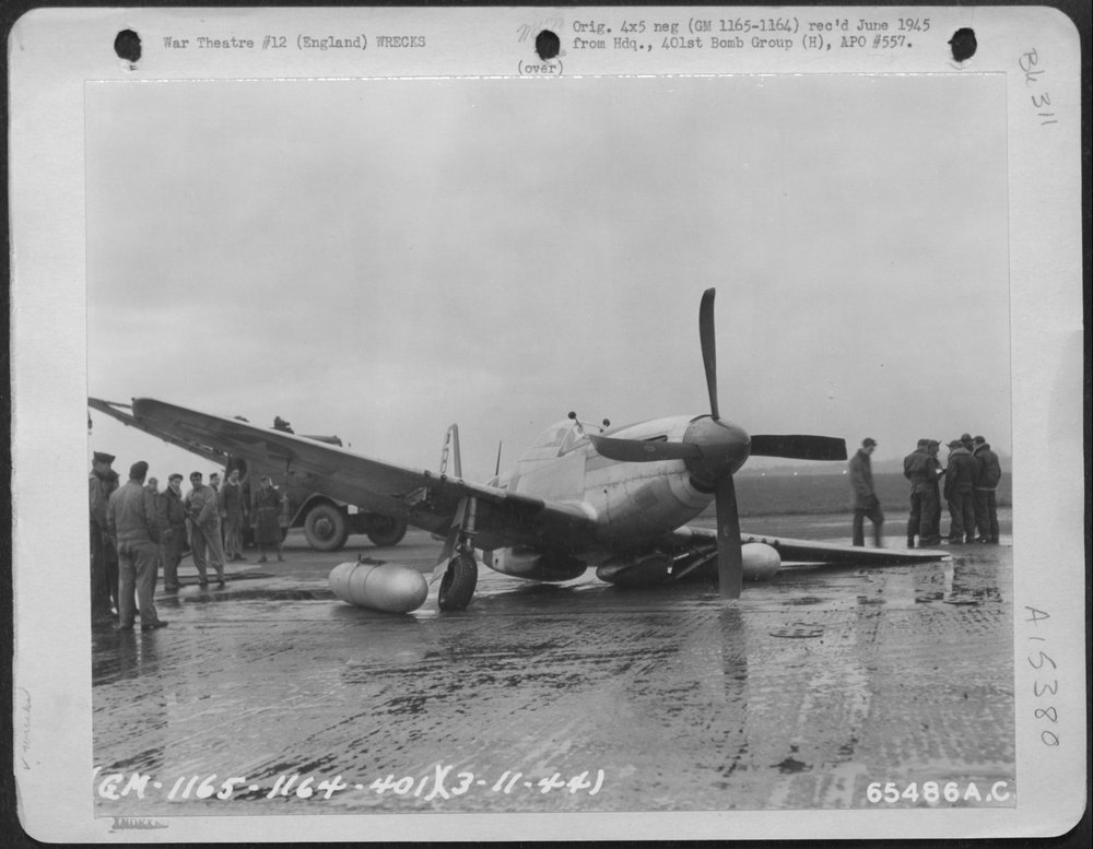 P51 Mustang at 8th Air Force base