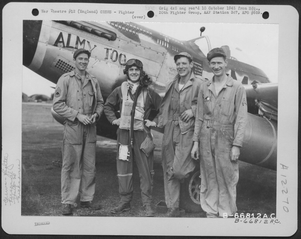 P51 Mustang at English airbase