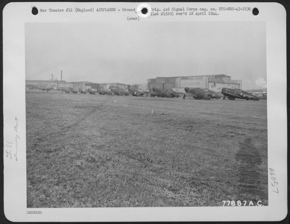 P51s and P47s at Liverpool Airport