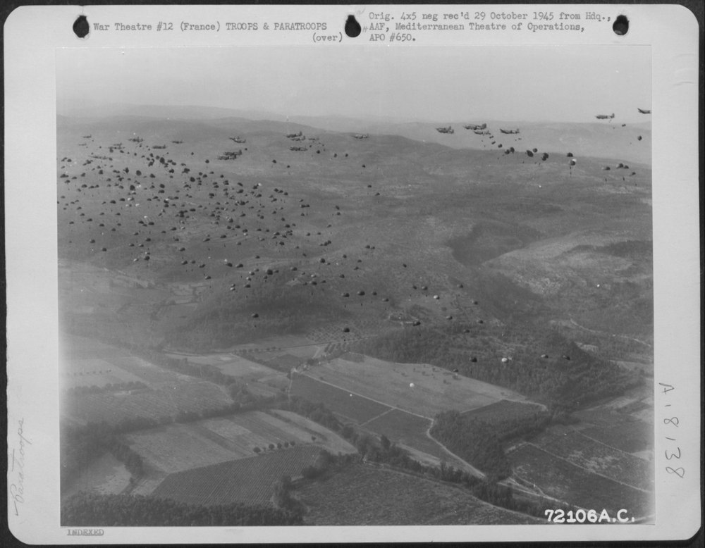 Paratroop invasion of southern France