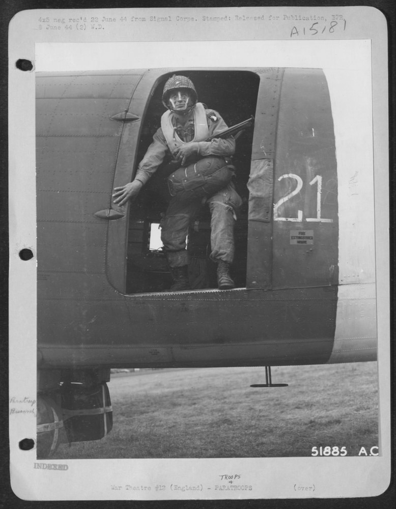 Paratrooper in England