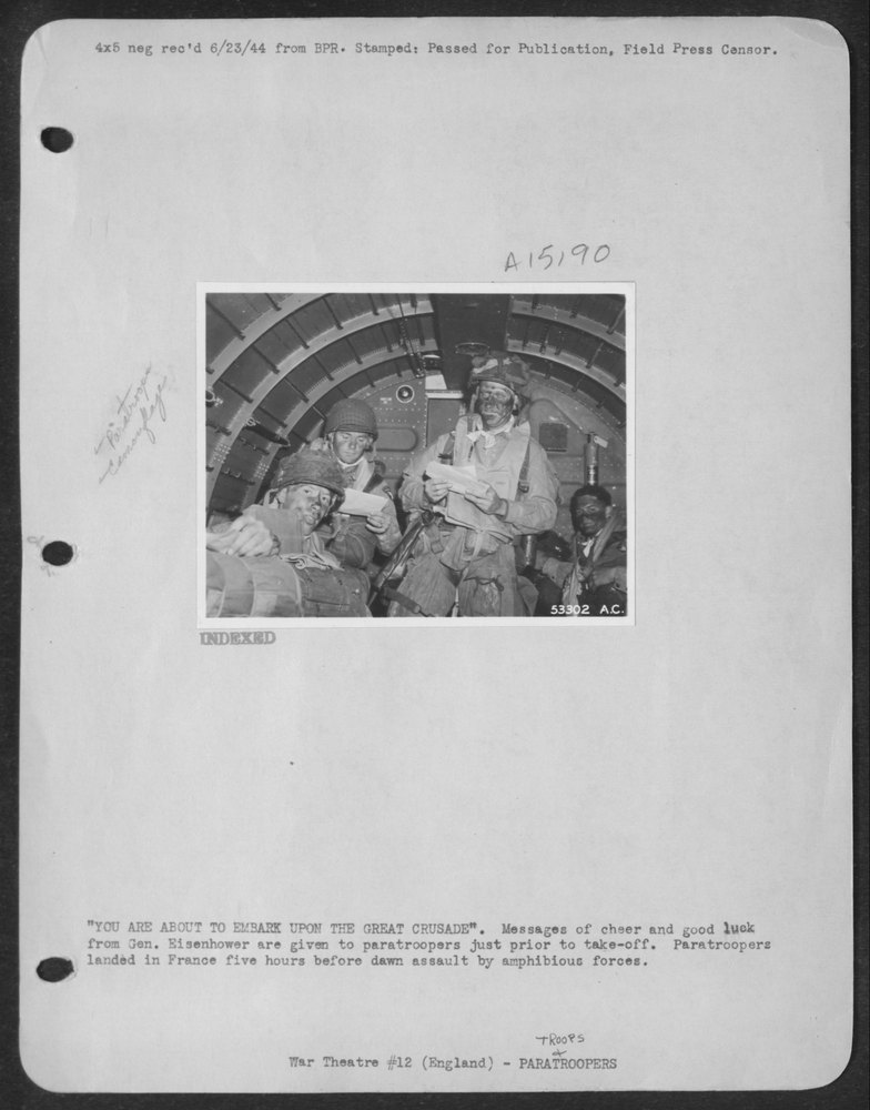 Paratroopers in France