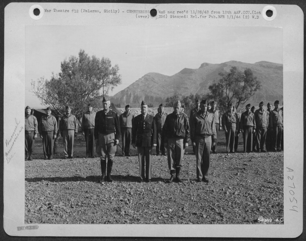 Patton at Armistice Day ceremonies