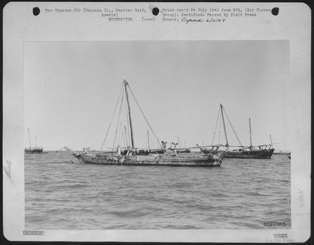 Pearl Divers In Lulu Boats