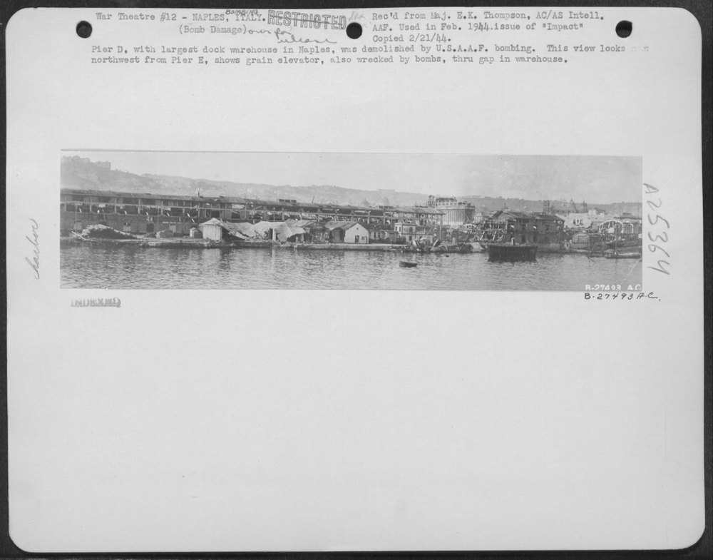 Pier D in Naples demolished