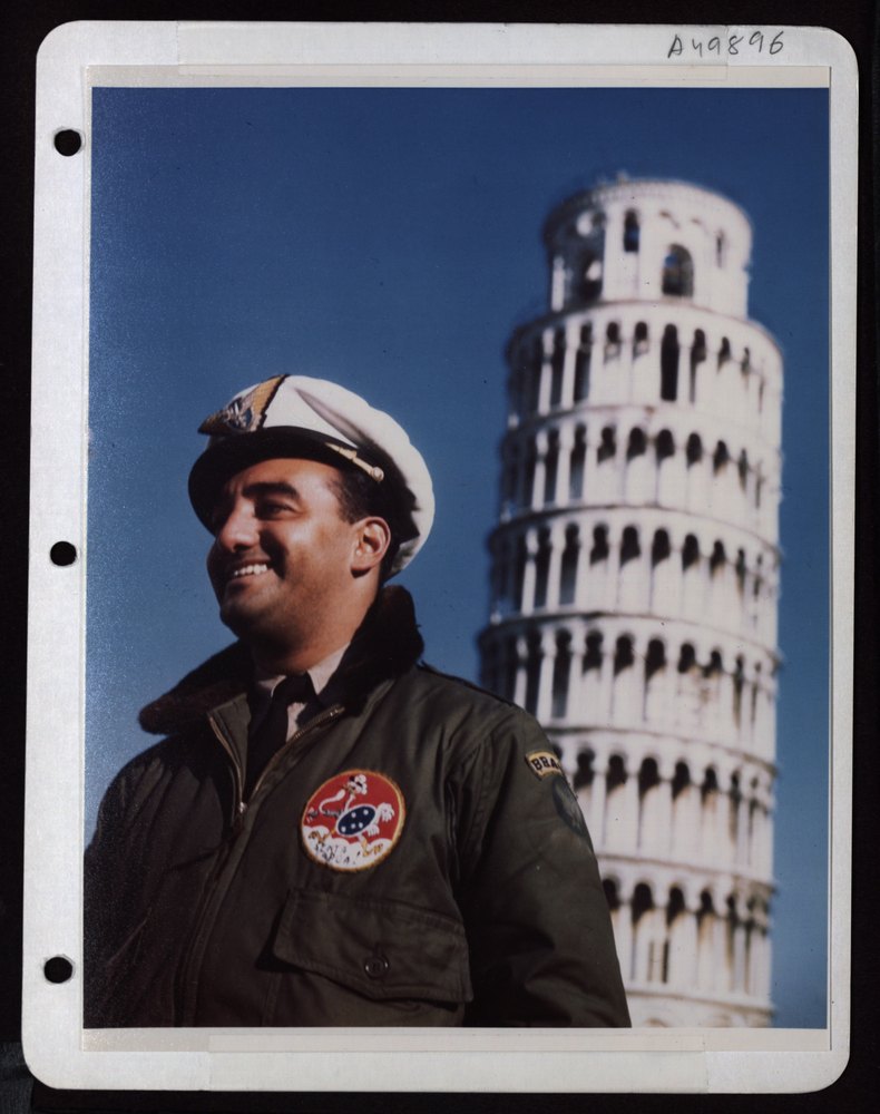Pilot at Leaning Tower of Pisa