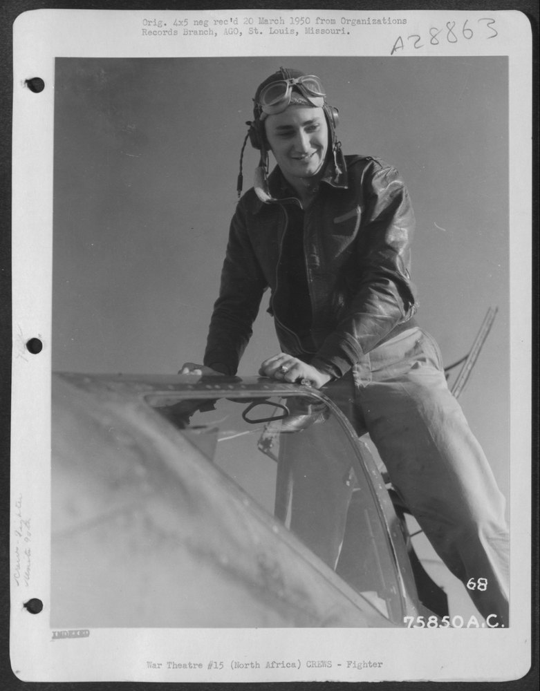 Pilot in F-5 in North Africa