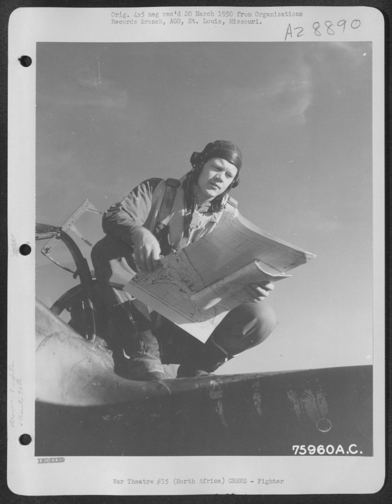 Pilot on F-5 in North Africa