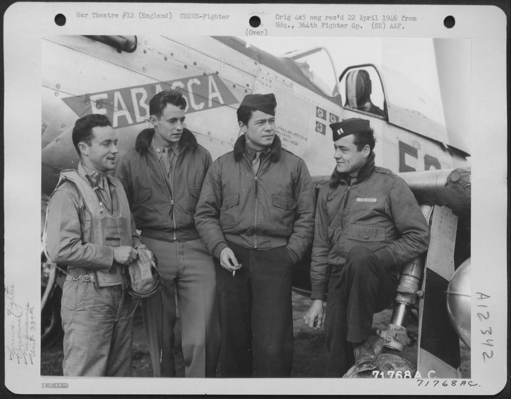 Pilots at 8th Air Force Station F-378