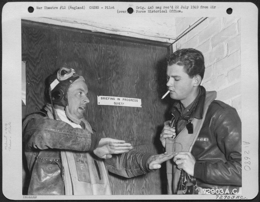 Pilots at 9th Air Force Base