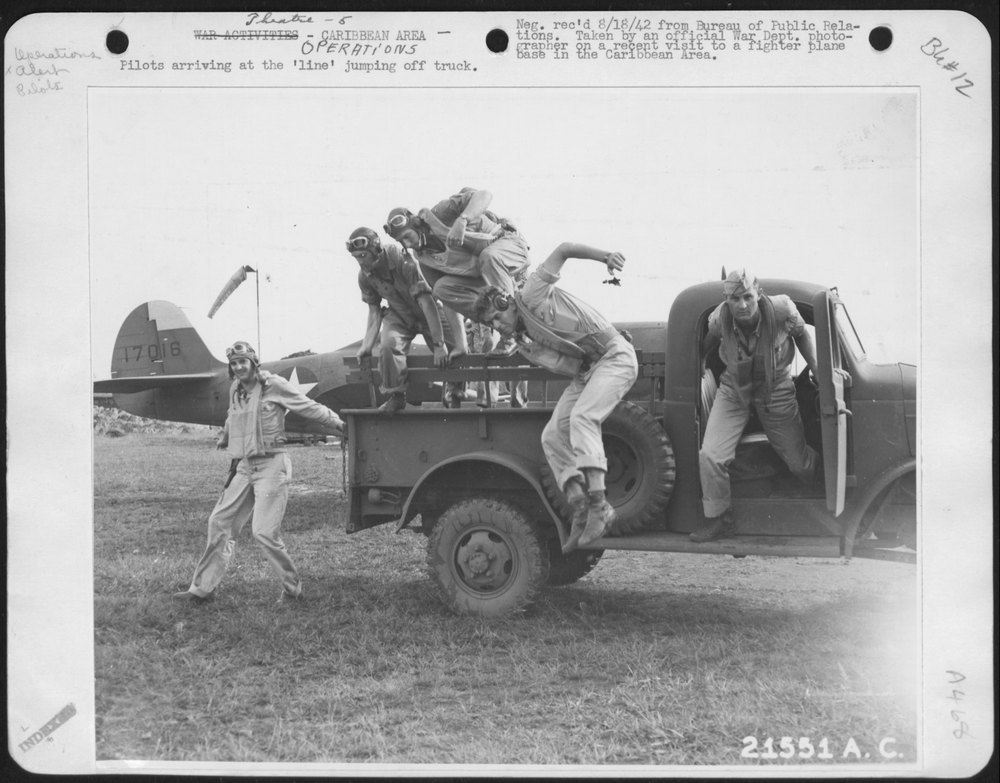 Pilots at the line