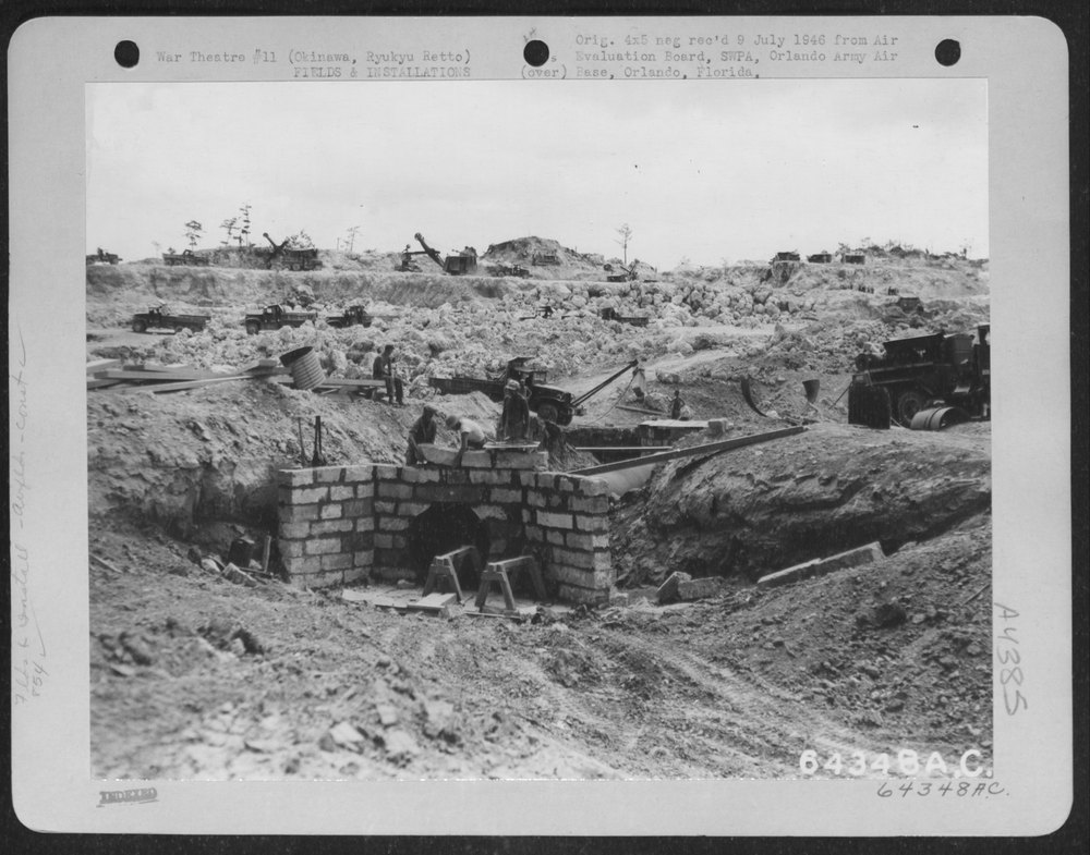 Pipe laid at Futema Okinawa