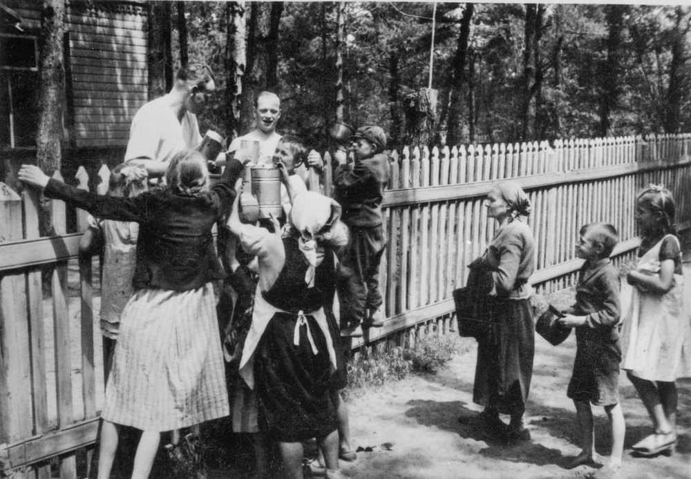 Polish Children in a suburb of Warsaw