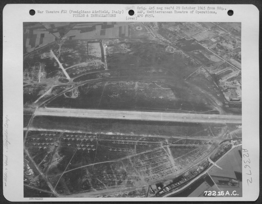 Pomigliano Airfield in Italy