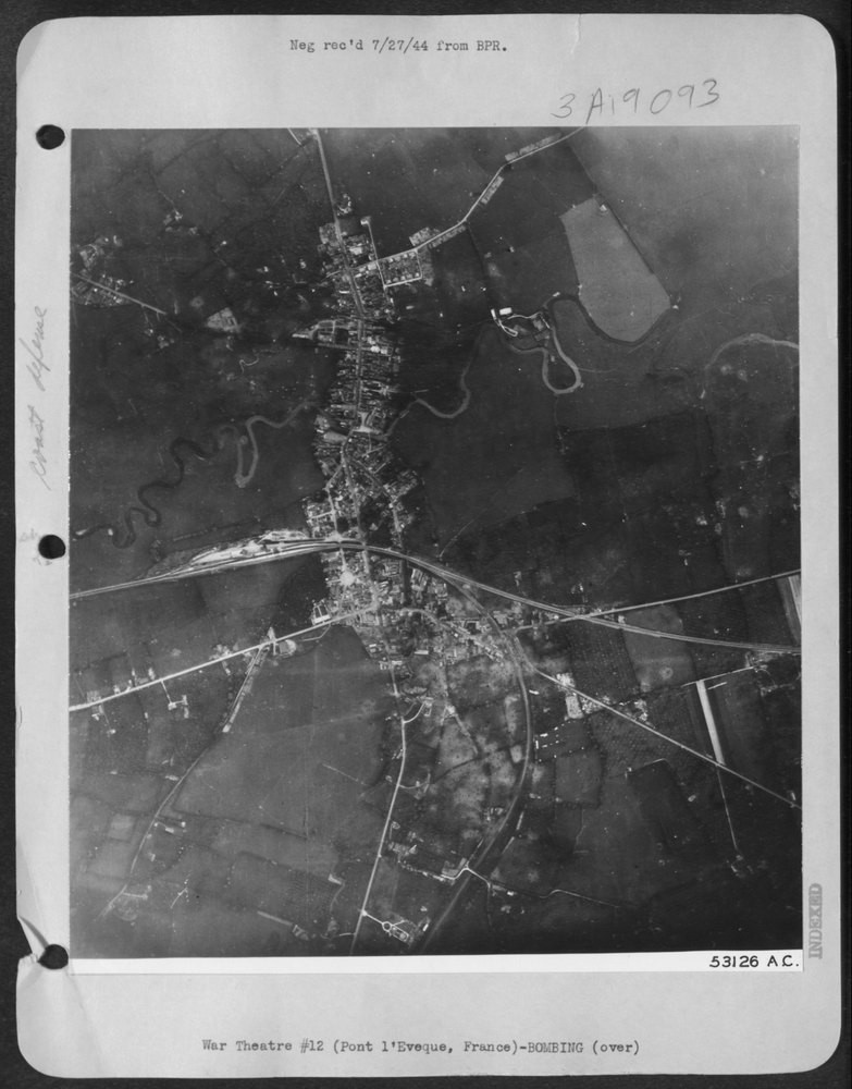Pont L'Evenque before 8th USAAF attack