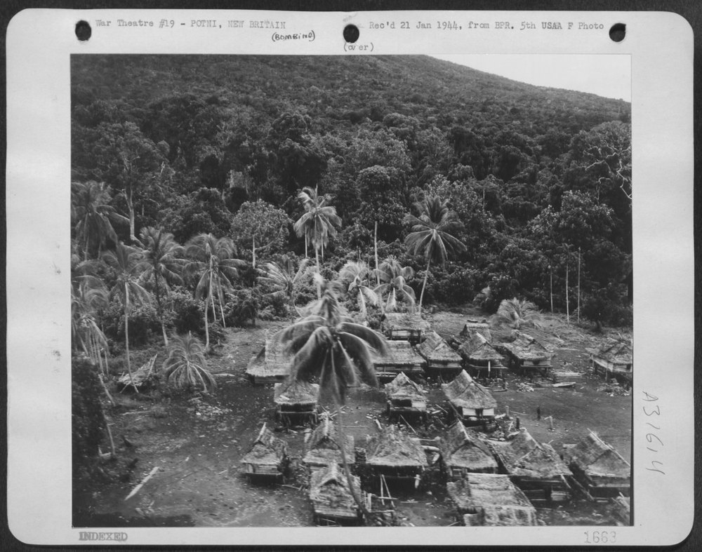 Potni village near Cape Gloucester