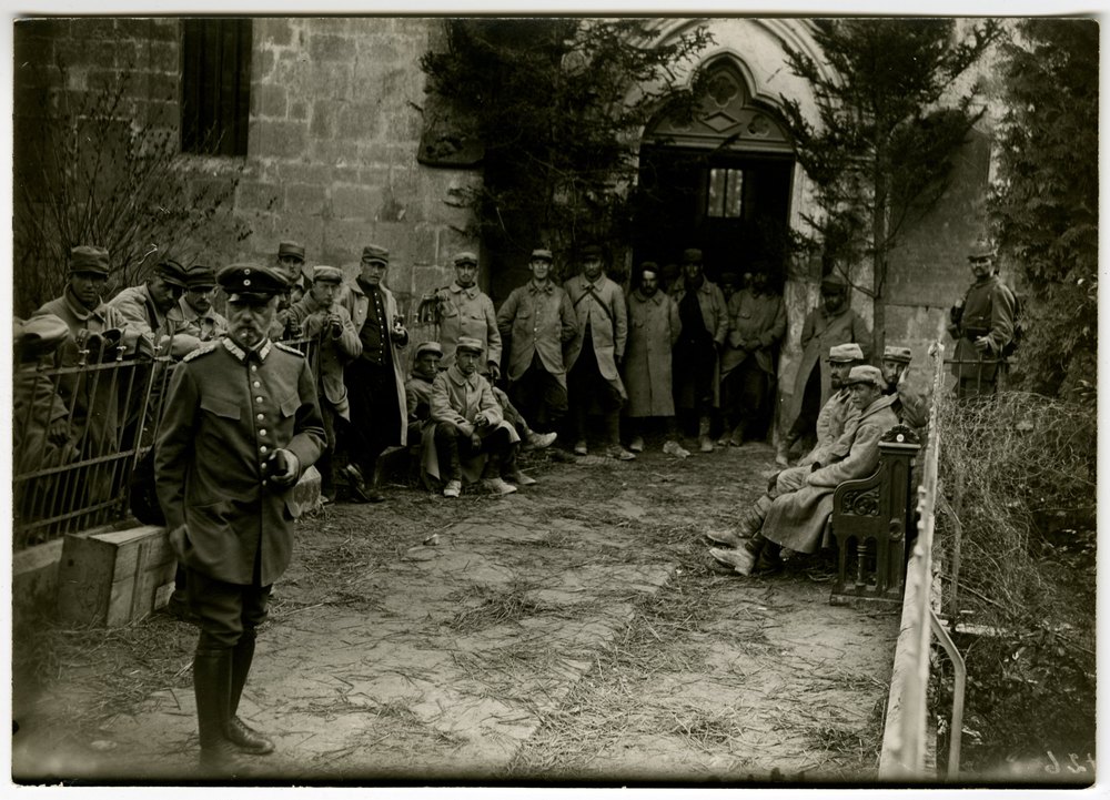 Prisoners from Bois d'Ailly at Vigneulles church