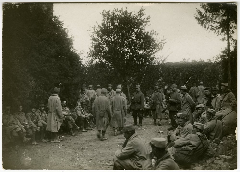 Prisoners from Bois d'Ailly near St. Mihiel in Vigneulles