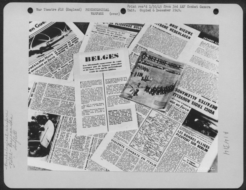 Propaganda bomb at Chelveston Air Base