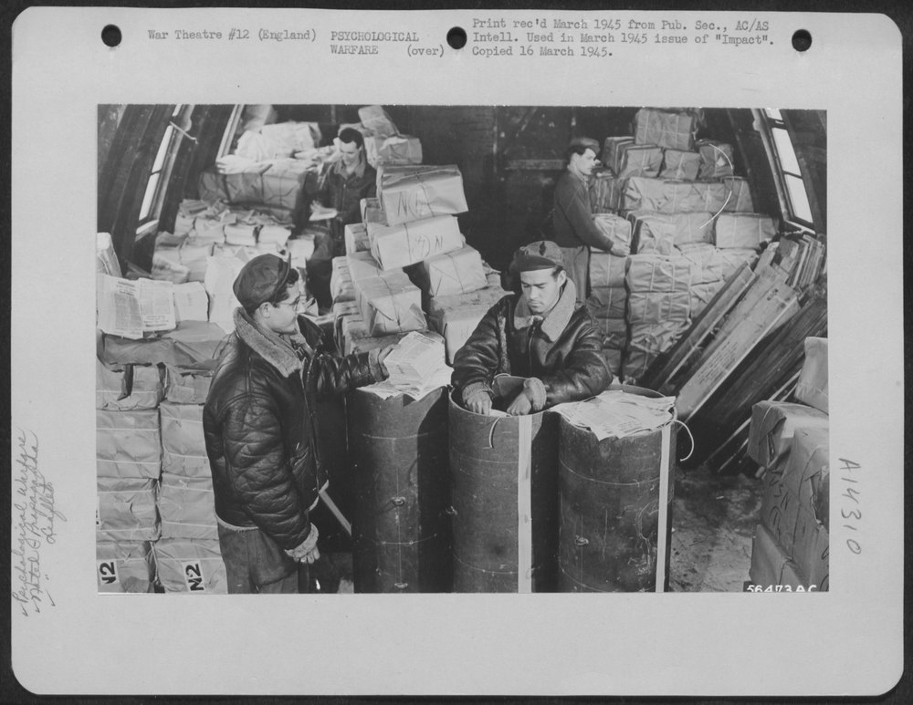 Propaganda bombs in England
