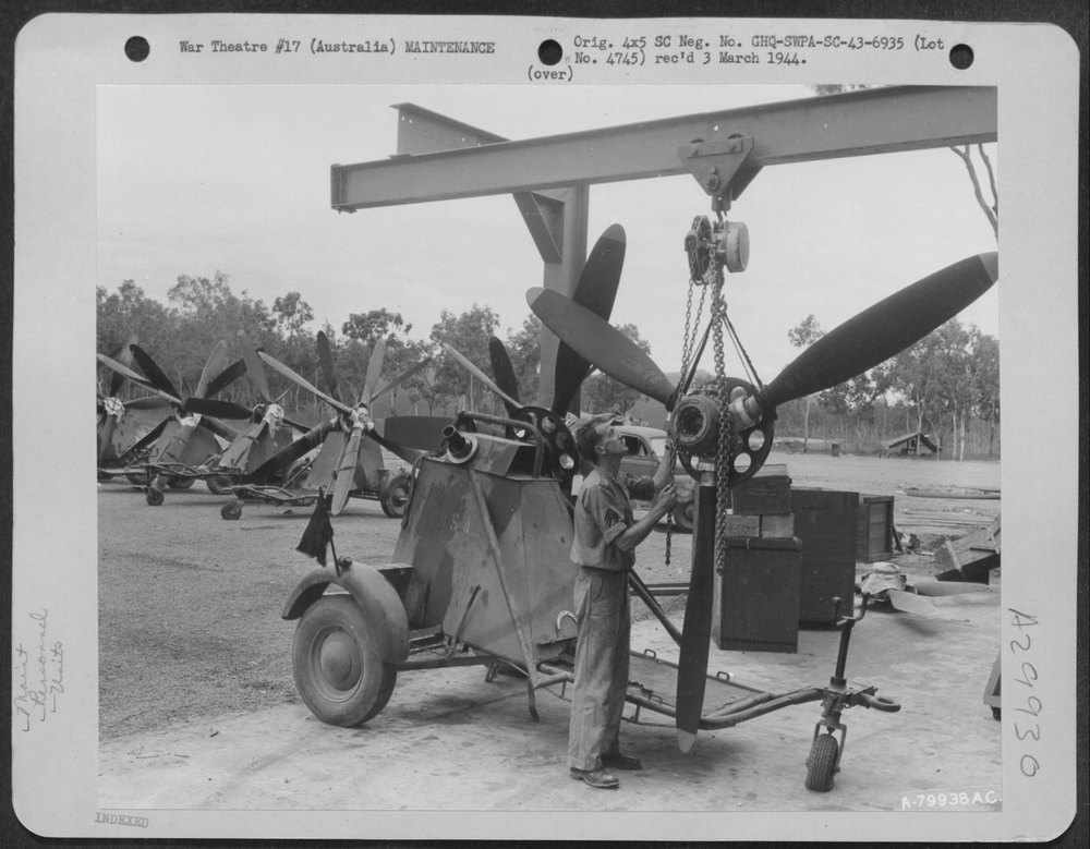 Propellers at 4th Air Depot