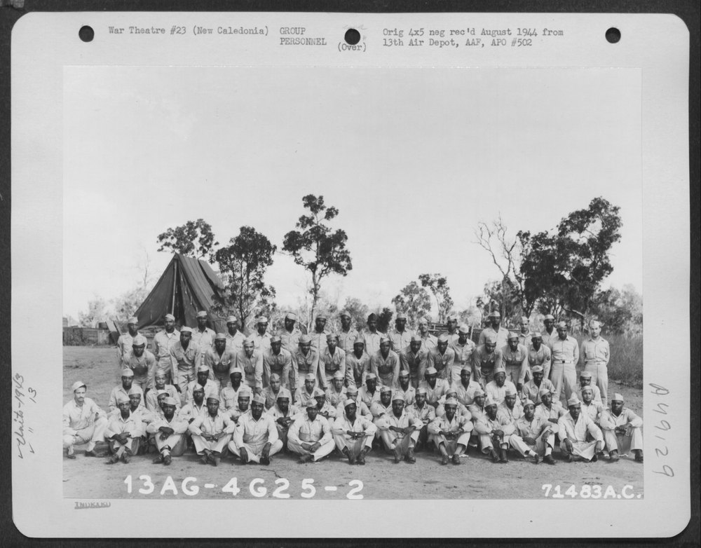Quartermaster personnel in New Caledonia