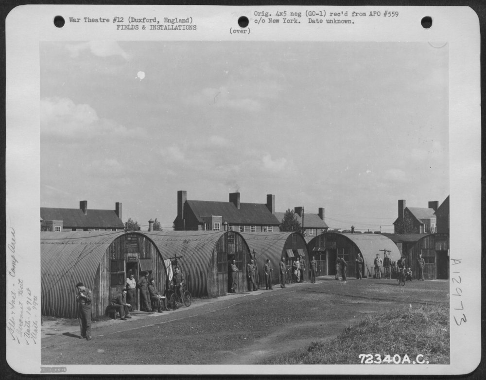 Quonset Huts at 8th Air Force Station F-357