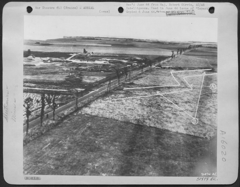 Radar station at Manneville-ES-Plains